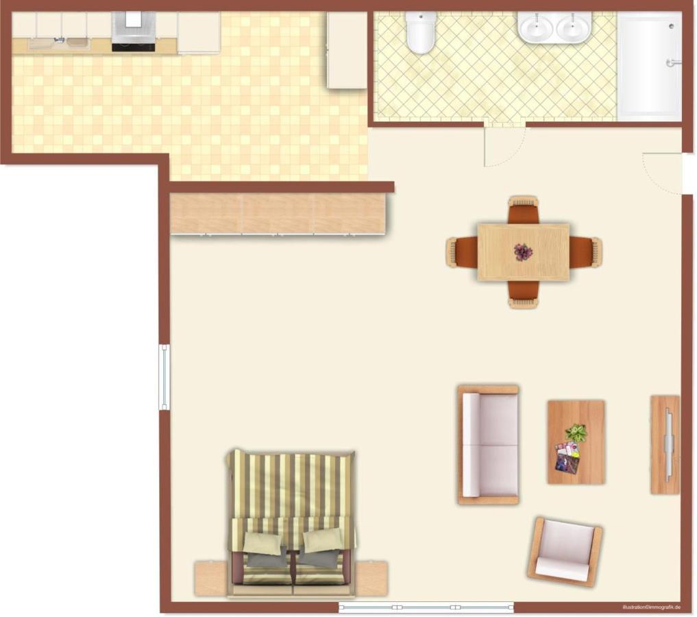 Apartment Captain Hook/dampfer *